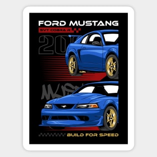 V8 SVT Mustang Car Magnet